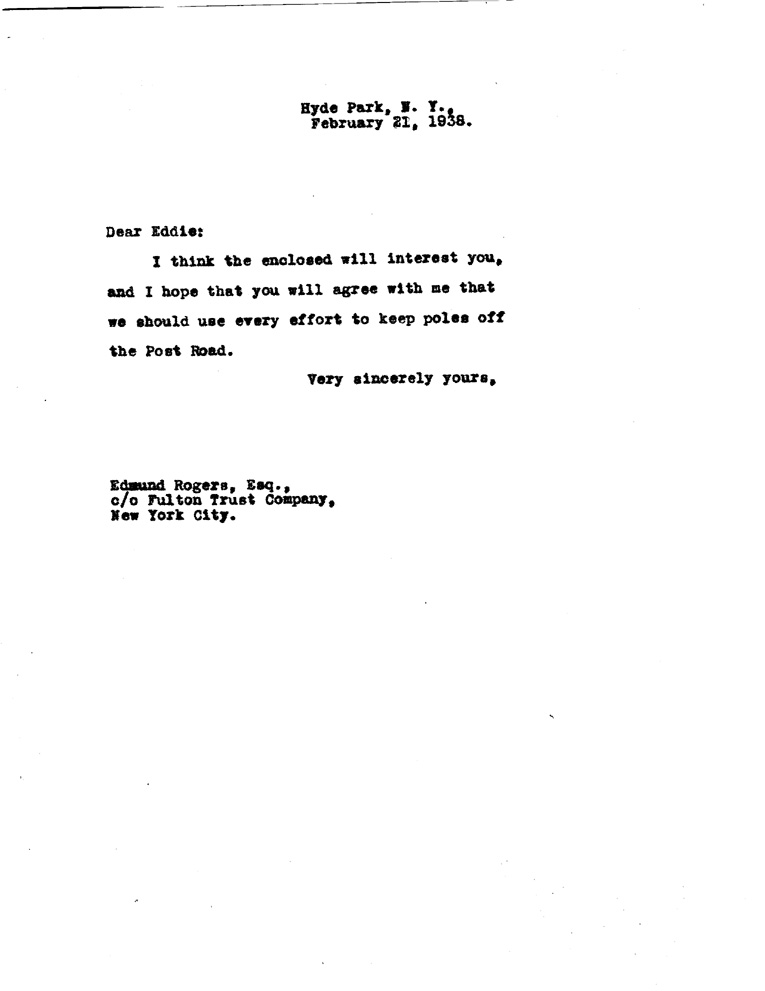 [a908ar01.jpg] - Letter to Hackett from Right of Way Supervisor January 7, 1938