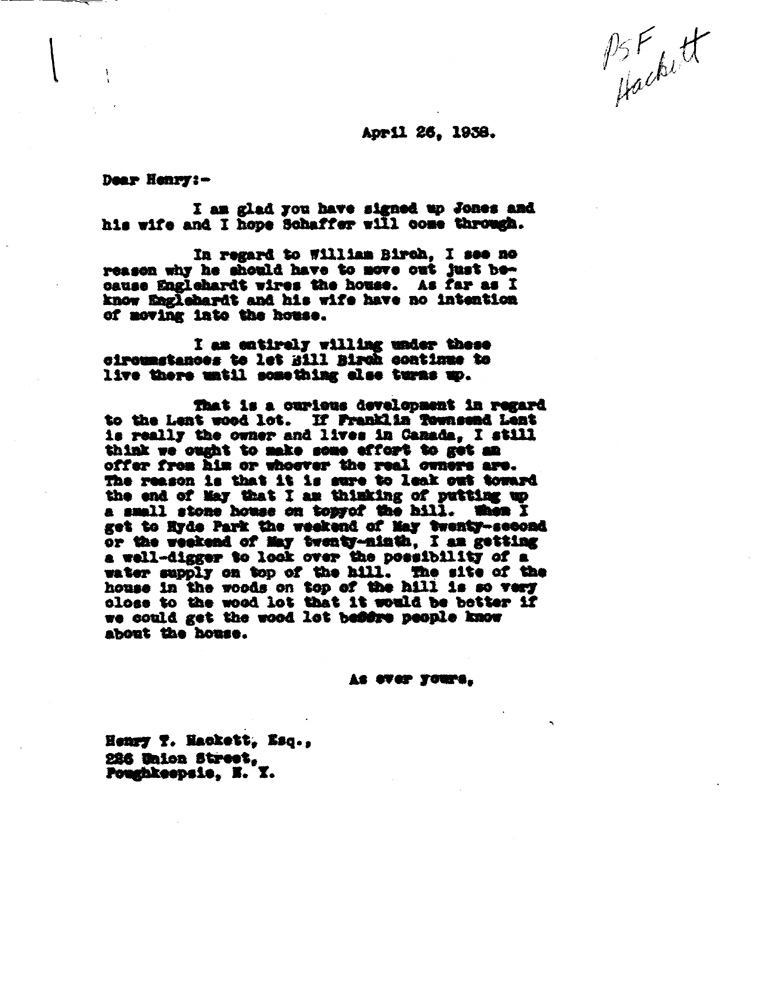 [a908ba01.jpg] - Letter to Hackett from FDR March 15, 1938