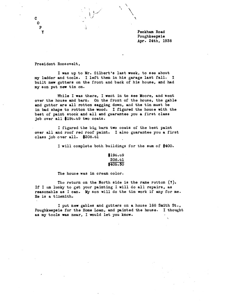 [a908bd01.jpg] - Letter from FDR to Hackett April 16, 1938