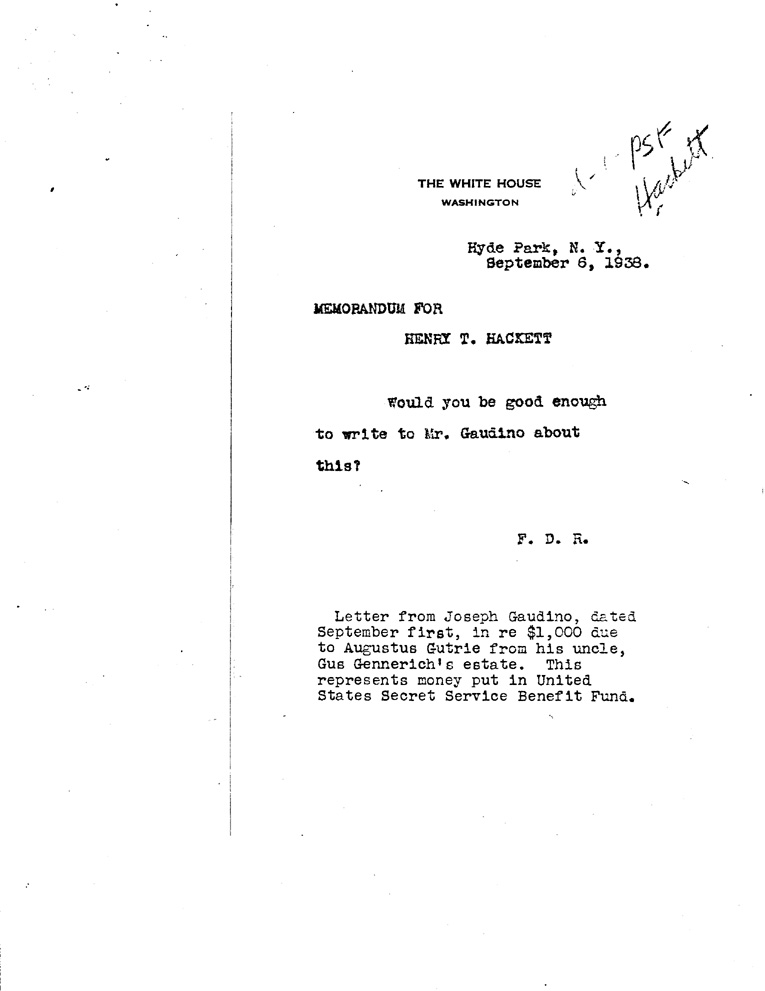[a908ca01.jpg] - Letter to FDR from Hackett June 8, 1938