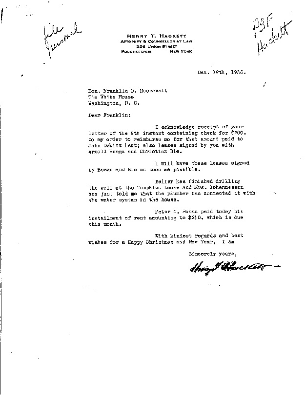 [a908dj01.jpg] - Letter from Hackett to FDR December 19, 1938