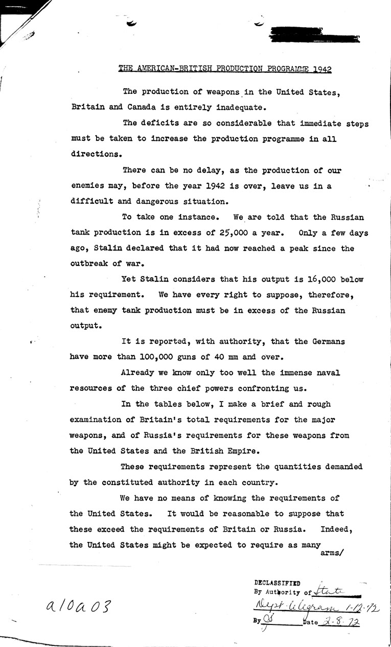 [a10a03.jpg] - The American British Production Programme, page 1