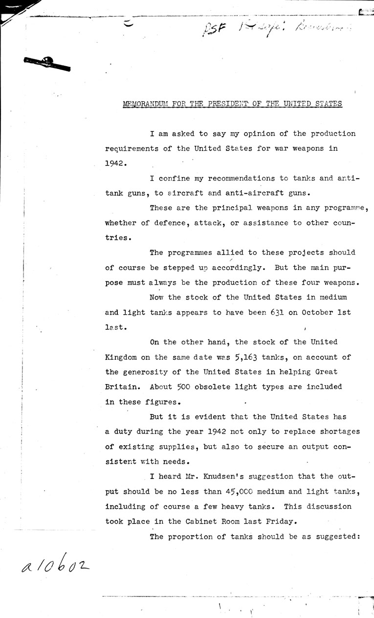 [a10b02.jpg] - Memo to FDR from Beaverbrook, page 1