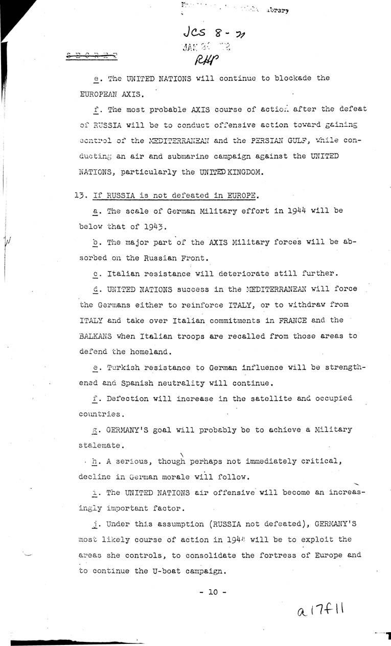 [a17f11.jpg] - Global Estimate of the Situation 1943-44