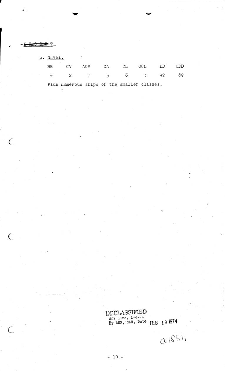 [a18h11.jpg] - Joint Chiefs of Staff, Size of Forces in the United Kingdom if Main Effort is the Mediterrean, May 15, 1943 (J.C.S. 1943)