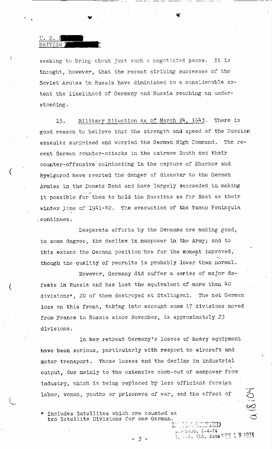 [a18i04.jpg] - Combined Intelligence Committee, German Strategy in 1943. April 8, 1943 (C.I.C 16/1)