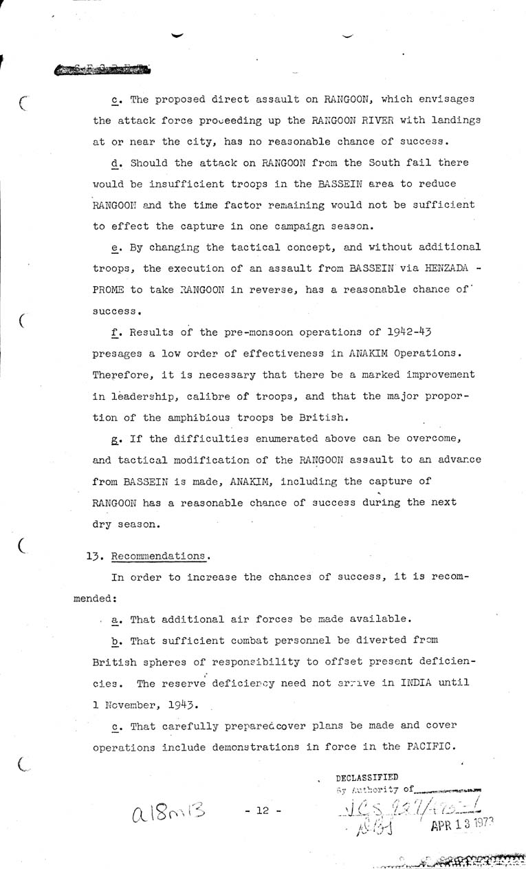 [a18m13.jpg] - Joint Chiefs of Staff, Operations in Burma 1943-1944, May 10, 1943 (J.C.S. 297)