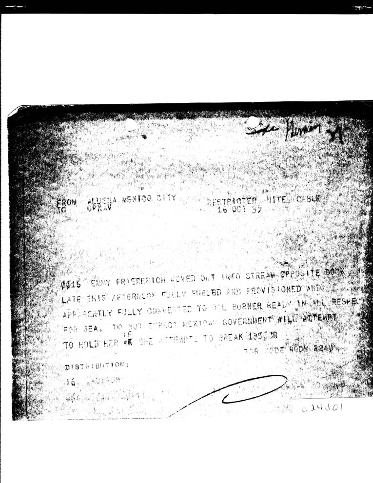 [a24d01.jpg] - Telegram: ALLUSNA MEXICO CITY to OPNAV- Oct. 16, 1939