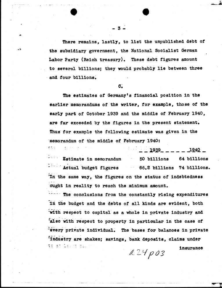 [a24p03.jpg] - Memorandum for the President- Jan. 24, 1941