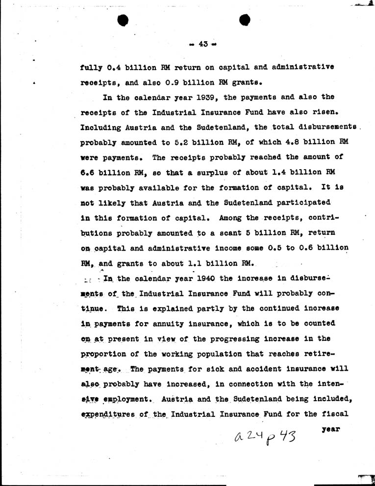 [a24p43.jpg] - Memorandum for the President- Jan. 24, 1941