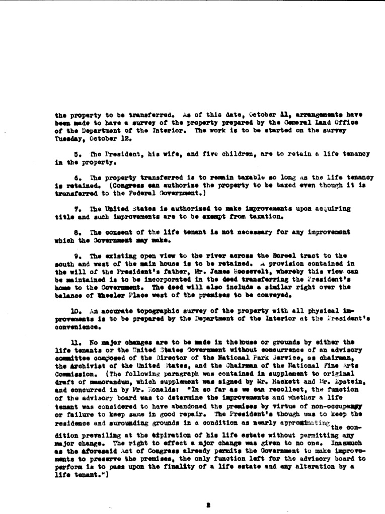 [a901aq02.jpg] - Memo to Director from the United States Department of Interior National Park Service