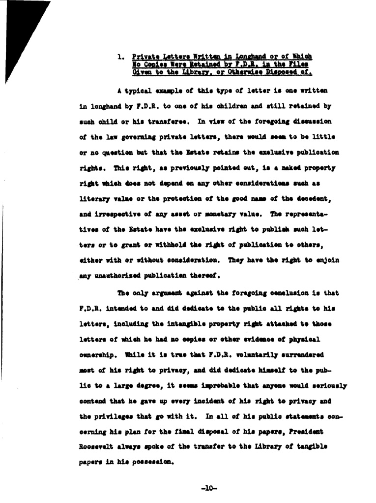 [a901be10.jpg] - Memo, January 27, 1948