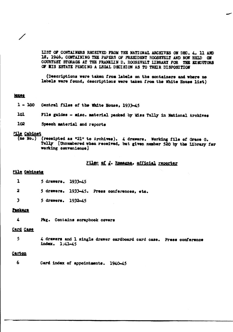 [a902ai01.jpg] - Agenda and Minutes of Meeting of Executors of F.D.R.'s estate April 1, 1951