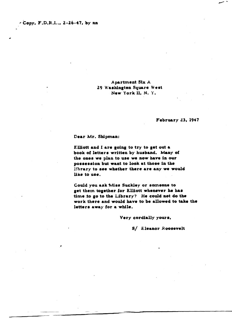 [a902aj03.jpg] - Agenda and Minutes of Meeting of Executors of F.D.R.'s estate April 1, 1952
