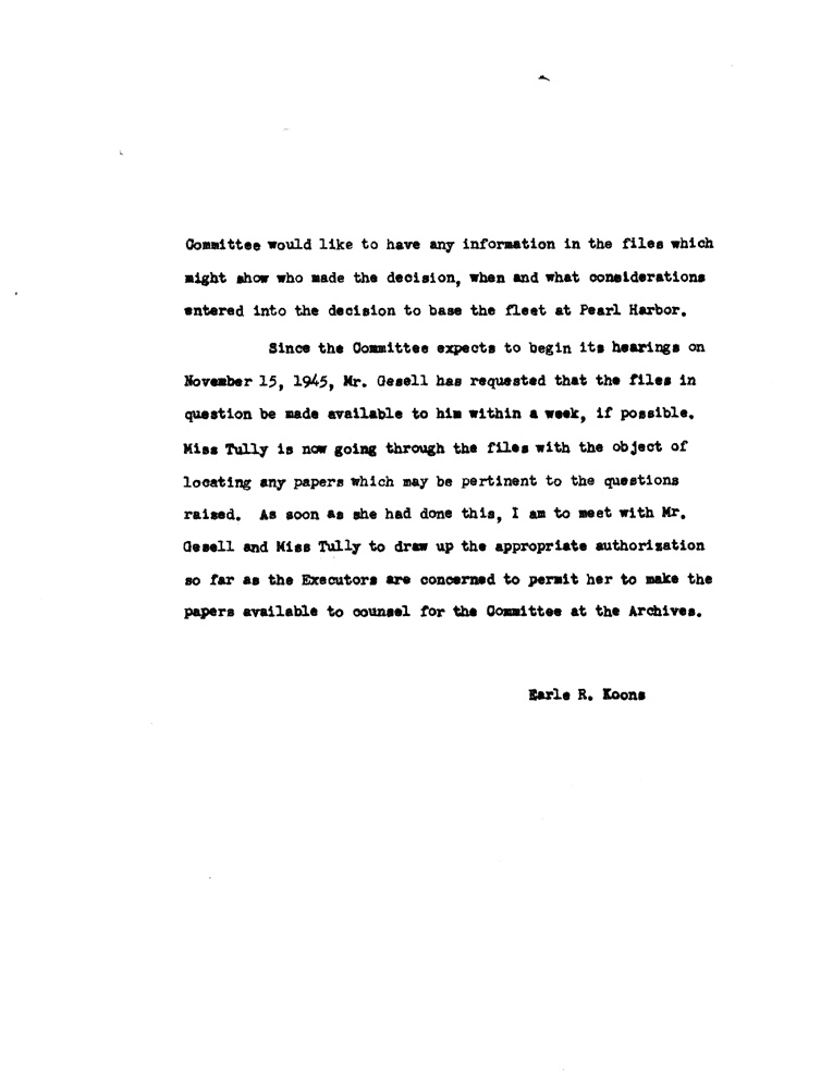 [a900ag05.jpg] - Memo to the executors, October 26, 1945