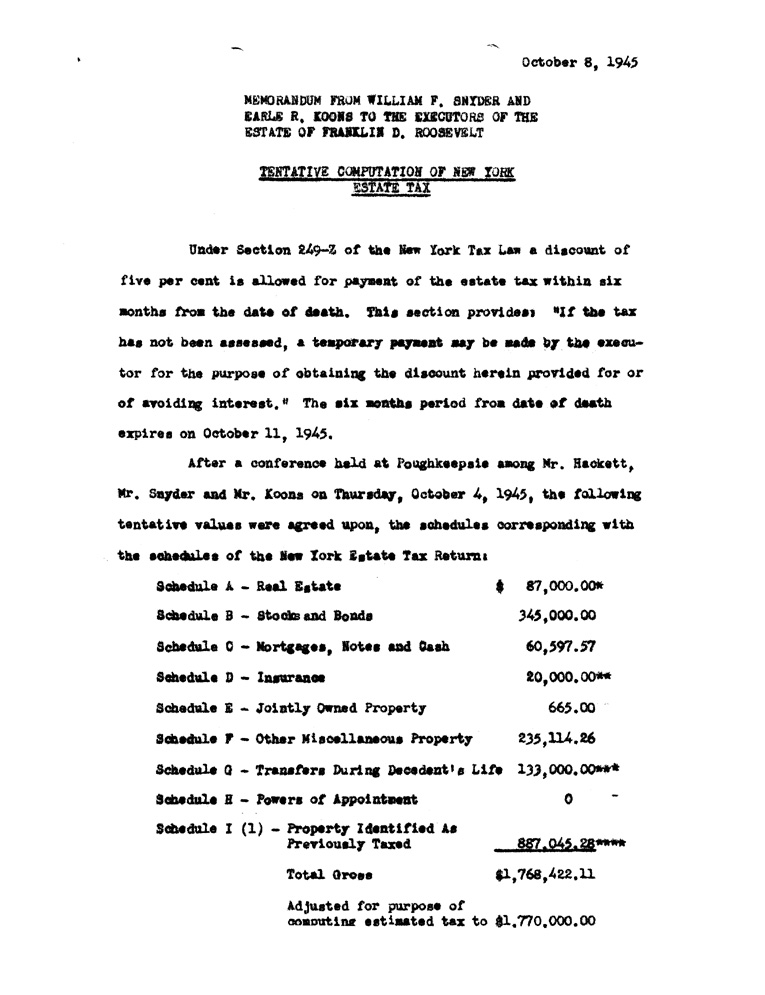 [a900aj01.jpg] - Tentative computation of New York Estate Tax List