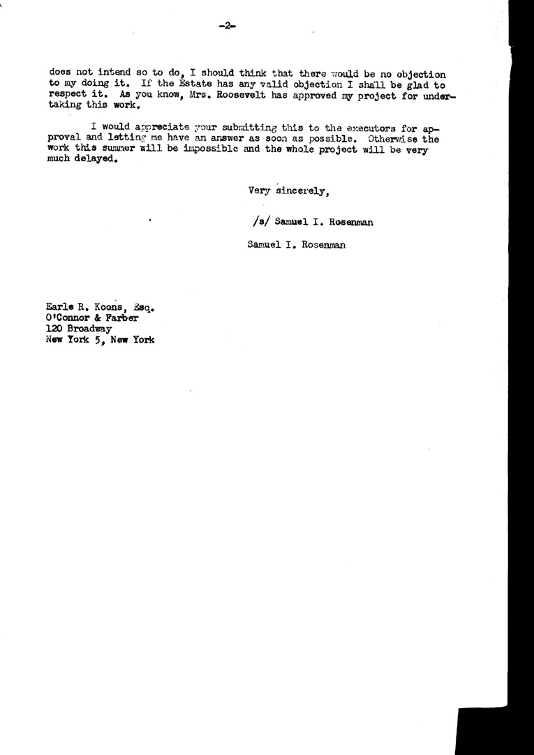[a904ab02.jpg] - Letter to Koons June 6, 1946