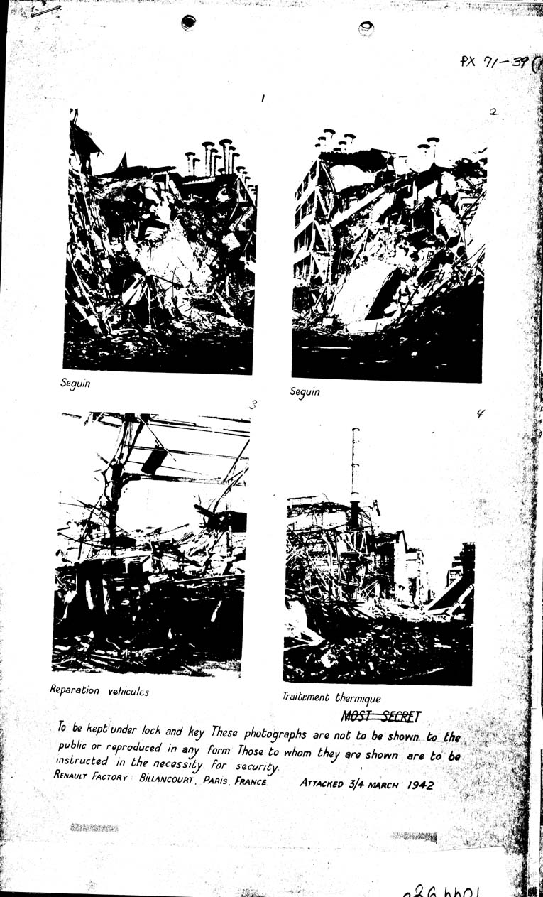 [a26hh01.jpg] - DAMAGED PLOTS  IN FRANCE AFTER THE ATTACK ON 3/4 MARCH 1942  PAGE - 1