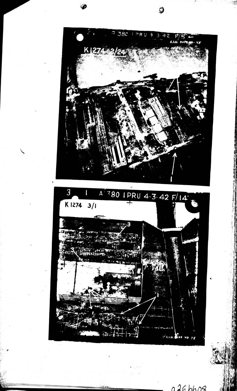 [a26hh08.jpg] - DAMAGED PLOTS  IN FRANCE AFTER THE ATTACK ON 3/4 MARCH 1942  PAGE - 8