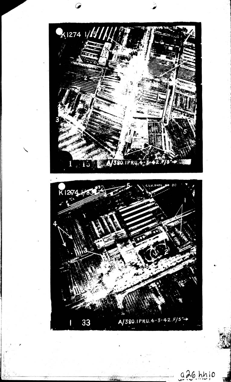 [a26hh10.jpg] - DAMAGED PLOTS  IN FRANCE AFTER THE ATTACK ON 3/4 MARCH 1942  PAGE - 10