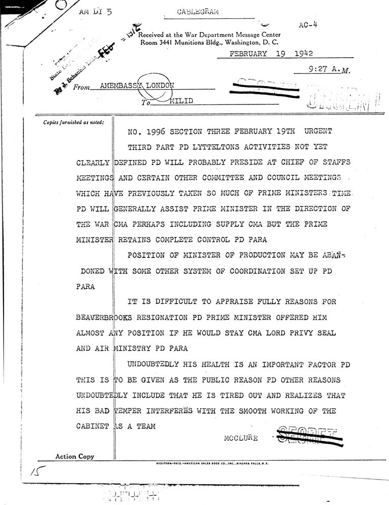 [a26r03.jpg] - McClure to FDR      2/19/42