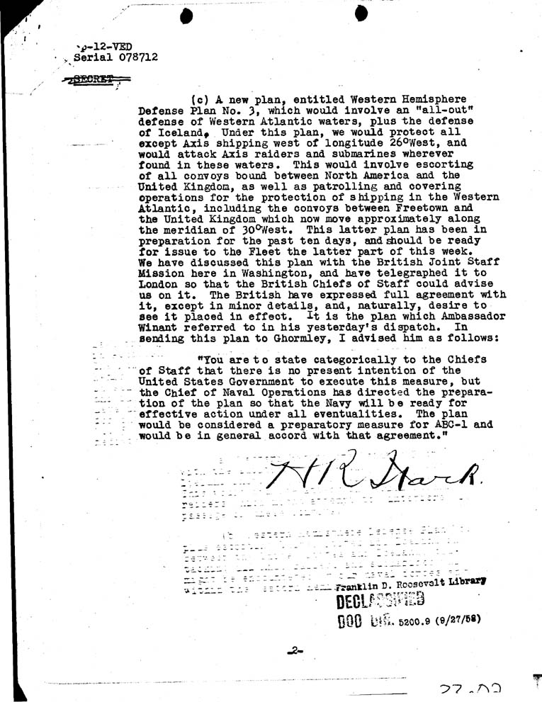 [a33a02.jpg] - Memo. for the President       7/9/41