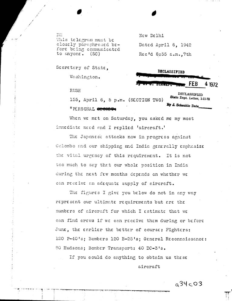 [a34c03.jpg] - Johnson-->Secretary of State-April 6, 1942