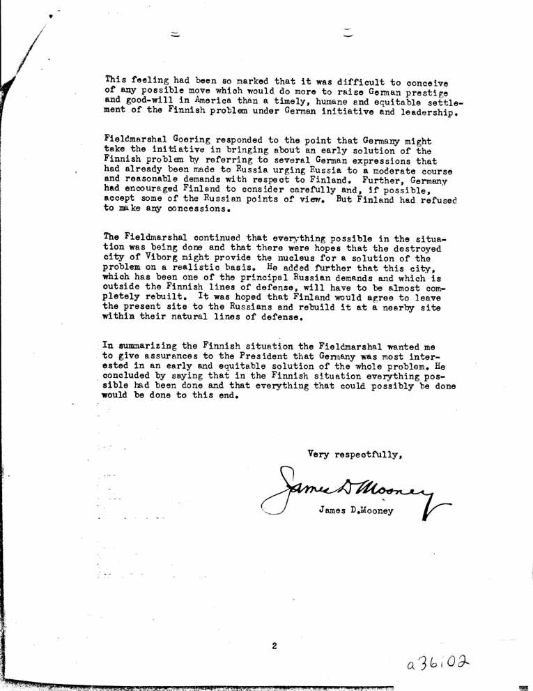 [a36i02.jpg] - James D. Mooney-->Mr. President-March 13, 1940