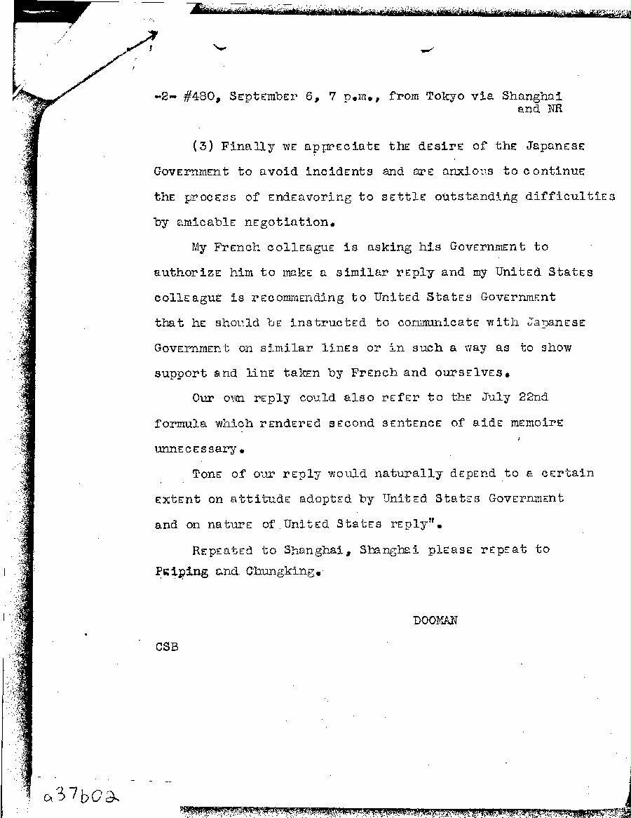 [a37b02.jpg] - Dooman-->Secretary of State-Sept 6, 1939