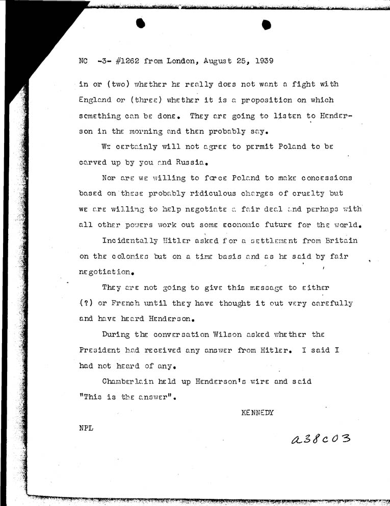 [a38c03.jpg] - Kennedy-->Secretary of State-Aug 25, 1939-8:15p.m.