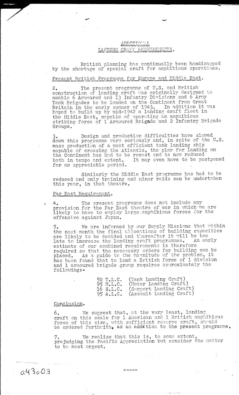 [a43o03.jpg] - Memorandum-Chief of Staff-->President-Feb 19, 1942