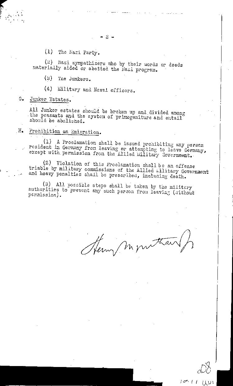 [a297a08.jpg] - Suggested Post-Surrender Program for Germany