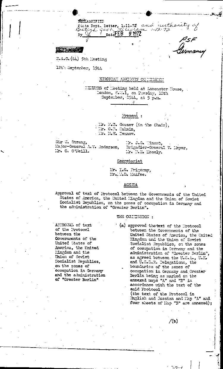 [a297d01.jpg] - minutes of meeting of European Advisory Commission 9/12/44