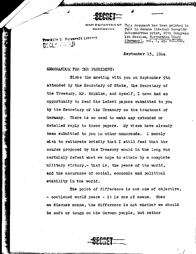 [a297j06.jpg] - Memorandum: Stimson-->FDR 9/15/44