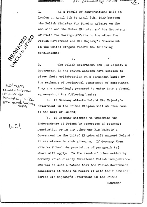 [a304u01.jpg] - Memo delivered to Hull for forwarding to FDR from British Embassy 4/8/39