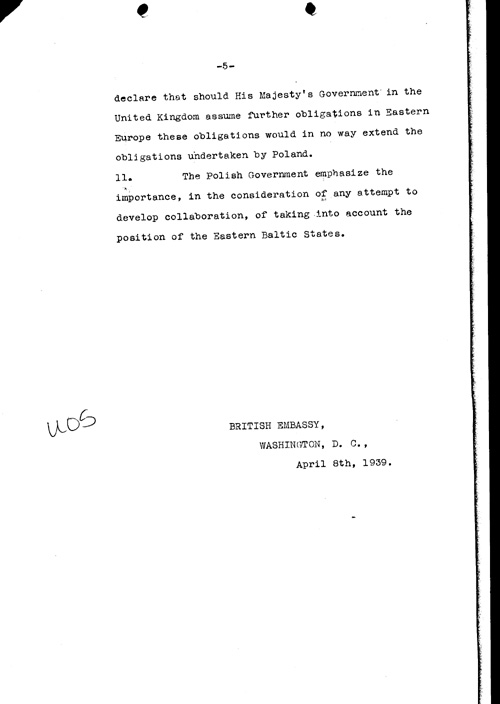 [a304u05.jpg] - Memo delivered to Hull for forwarding to FDR from British Embassy 4/8/39
