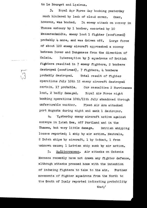 [a308l03.jpg] - Cont-Telegram dispatched from London re. military situation  7/12/40