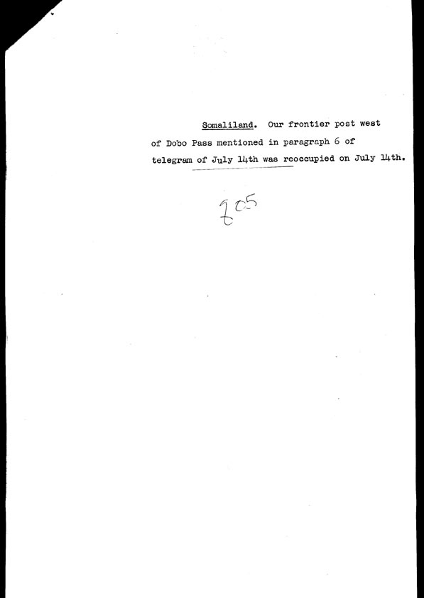 [a308q05.jpg] - Cont-Telegram dispatched from London re. military situation  7/16/40