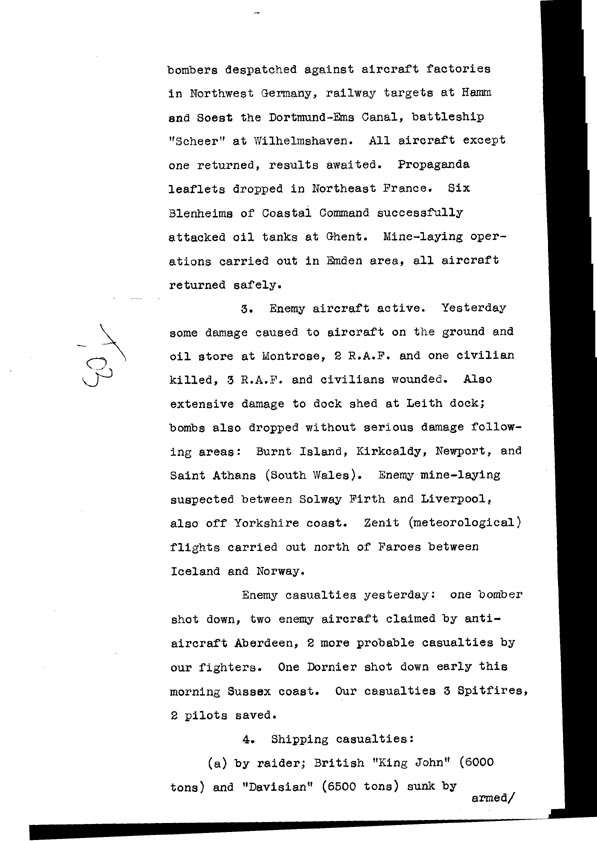 [a308t03.jpg] - Cont-Telegram dispatched from London re. military situation  7/19/20