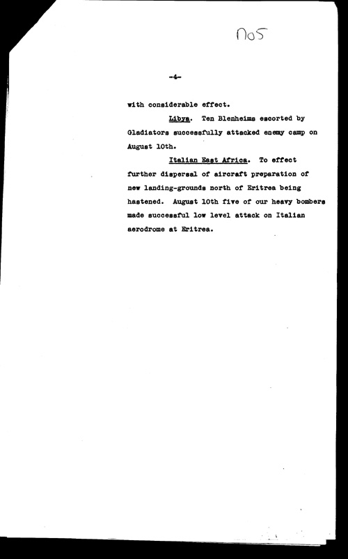 [a309n05.jpg] - Lothian-->F.D.R. 8/14/40 Report on military situation 8/13/40