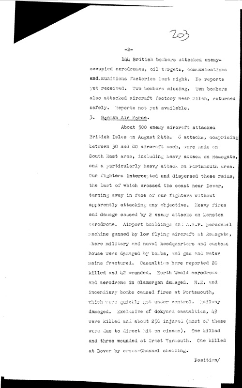 [a309z03.jpg] - Lothian-->F.D.R. 8/26/40 Report on military situation 8/26/40