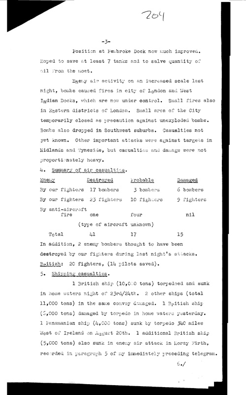 [a309z04.jpg] - Lothian-->F.D.R. 8/26/40 Report on military situation 8/26/40