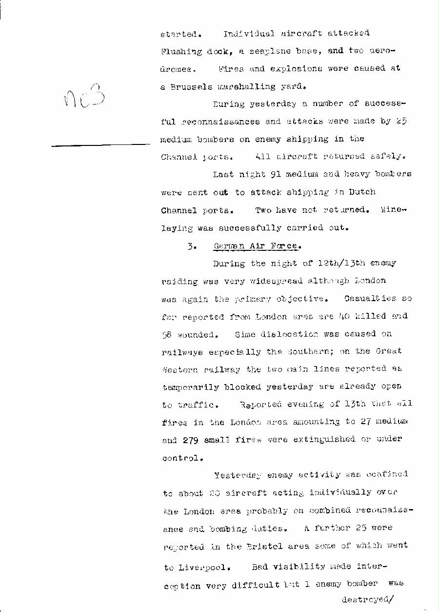 [a310n03.jpg] - Telegram dispatched from London re:military situation. 9/14/40 - Page 2