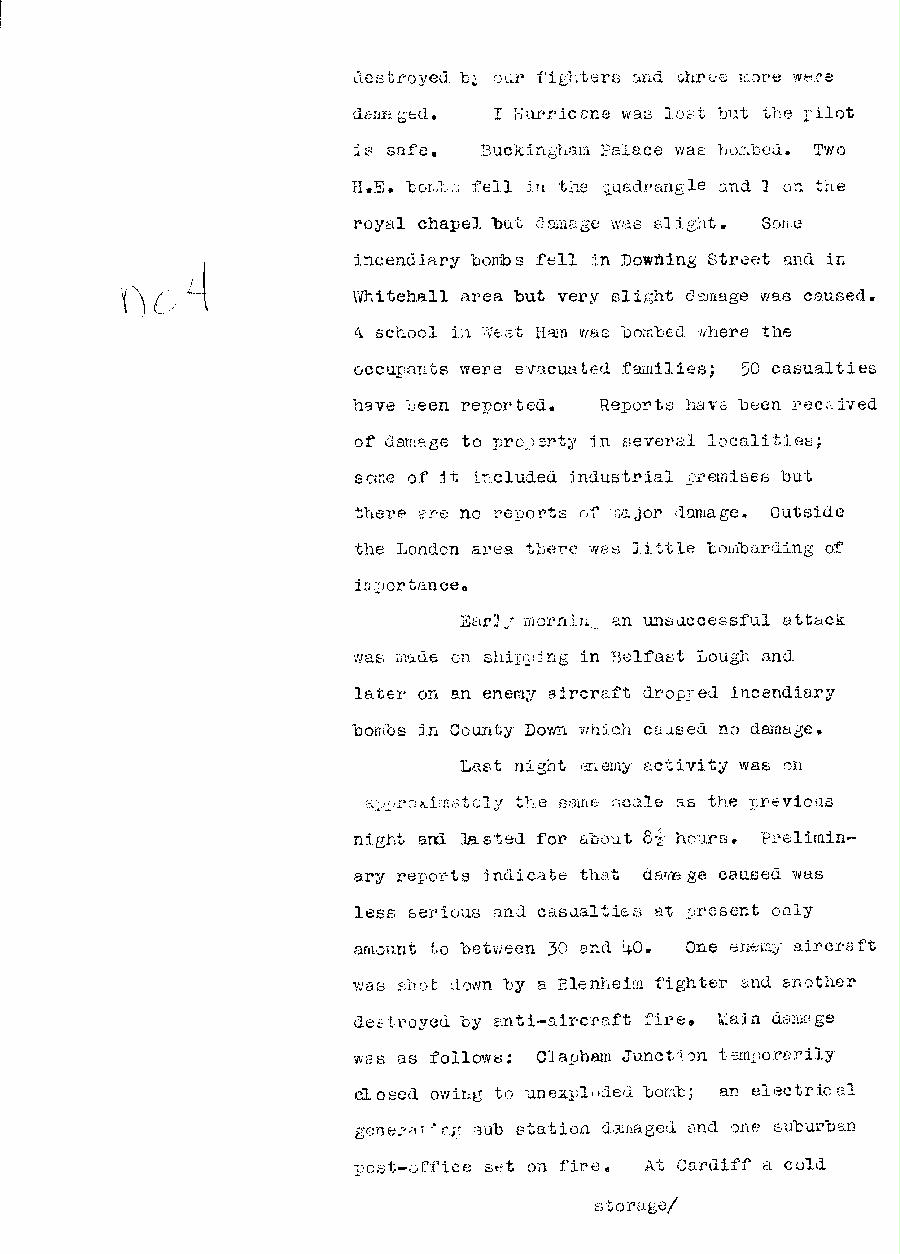 [a310n04.jpg] - Telegram dispatched from London re:military situation. 9/14/40 - Page 3