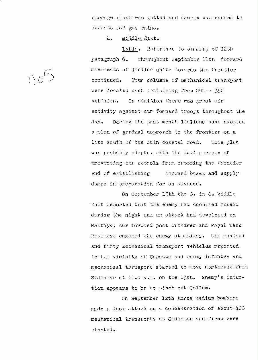 [a310n05.jpg] - Telegram dispatched from London re:military situation. 9/14/40 - Page 4