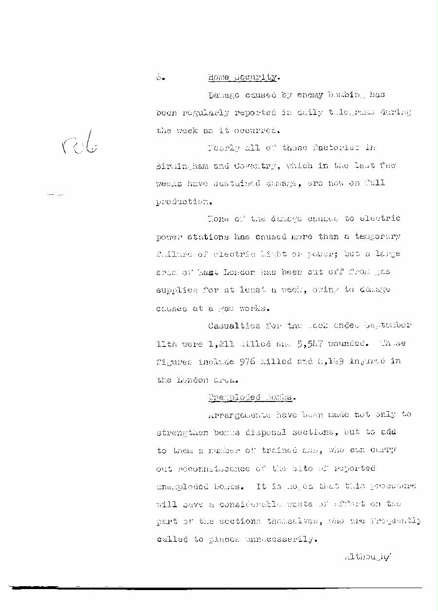 [a310r06.jpg] - Telegram dispatched from London re:military situation. 9/18/40 - Page 5
