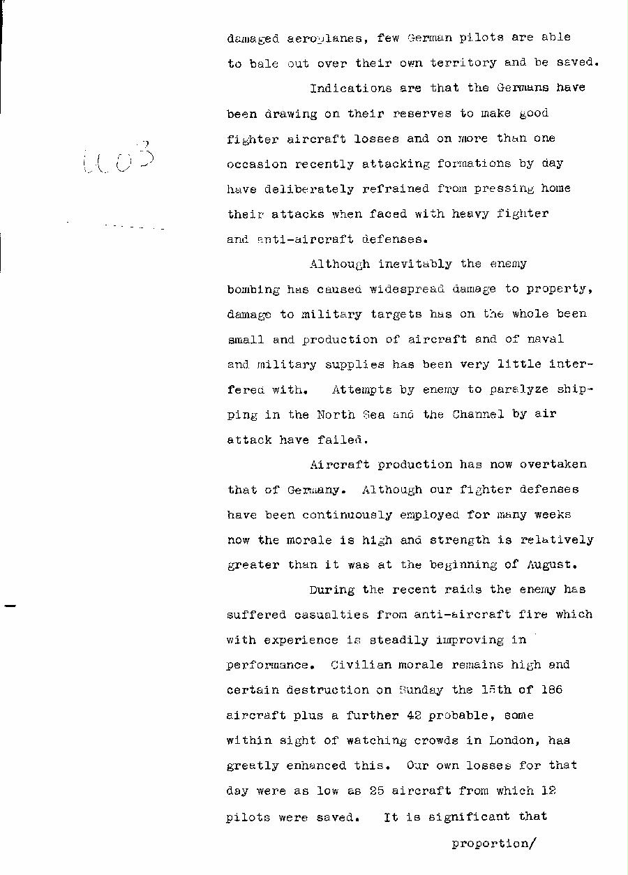 [a310u03.jpg] - Telegram dispatched from London re:military situation. 9/21/40 - Page 2