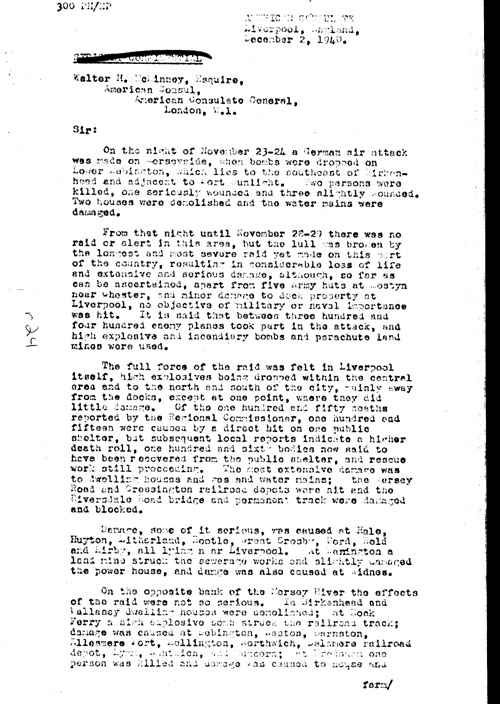 [a311r24.jpg] - Embassy report on Bomb damages in English cities 12/6/40