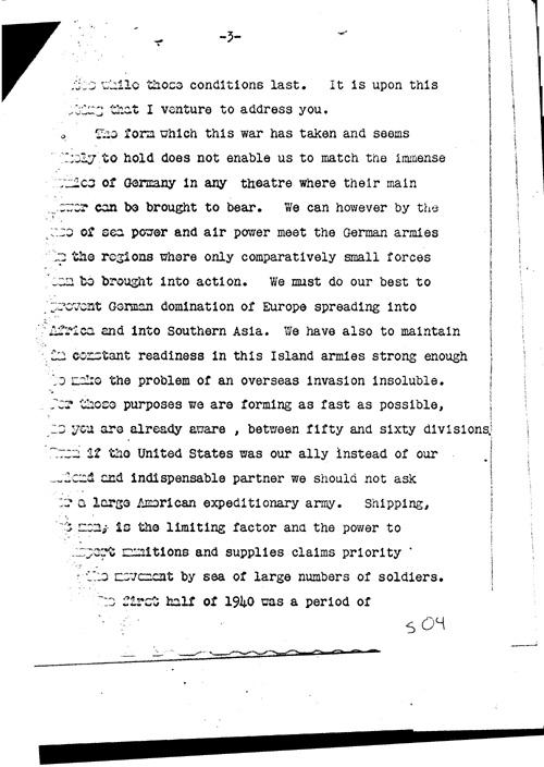 [a311s04.jpg] - Lord Lothian to Cordell Hull, Secretary of State Letter to President 12/8/40