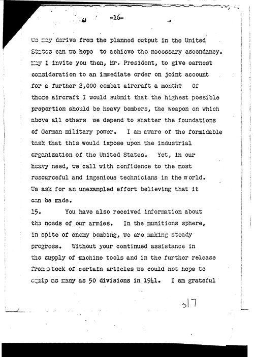 [a311s17.jpg] - Lord Lothian to Cordell Hull, Secretary of State Letter to President 12/8/40